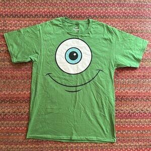Disney Women’s Monsters Inc Mike Wazowski T-Shirt (Medium)